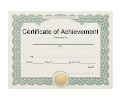 Fillable and printable gift certificate form 2021. 40 Great Certificate Of Achievement Templates Free Templatearchive