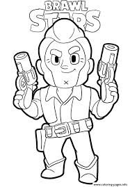 How to draw colt from brawl stars step by step, learn drawing by this tutorial for kids and adults. Colt Ready Brawl Stars Coloring Pages Printable