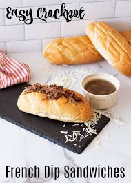 Easy Crockpot French Dip Sandwiches French Dip Recipes French Dip Sandwich