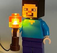 LED Light-Up Minecraft Torch, USB, MCT-U