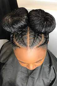 The side braids are small as compared to the middle one. 55 Enviable Ways To Rock The Latest Black Braided Hairstyles