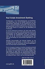 Small & mid capinvestmentbank ag. Real Estate Investment Banking Neue Finanzierungsformen Bei Immobilieninvestitionen By Gondring Hanspeter Zoller Edgar Dinauer Josef Amazon Ae