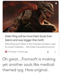 I think elden ring could be one of these games. Elden Ring Will Be More Dark Souls Than Sekiro And Way Bigger Than Both Elden Ring Won T Follow In The Footsteps Of Sekiro Says Its Creator Hidetaka That Make It Possible To