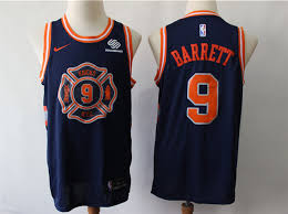 New York Knicks 9 R J Barrett Navy City Edition Swingman Jersey New York Knicks Jersey Knicks