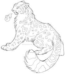 Snow Leapord Linart Leopard Art Leopard Sketch Snow Leopard Drawing