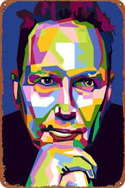 Amazon.com: Póster abstracto abstracto de la norma Macdonald de metal de la  hojalata del arte de la vendimia, decoración de pared, 12 x 8 pulgadas :  Hogar y Cocina