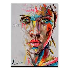 Beautiful abstract paintings for your home and office. Latest Canvas Painting Art Abstract Woman Face Oil Painting Handmade Wall Art Of Girl Buy Oil Painting Pictures Of Girl Face Art Abstract Woman Painting Product On Alibaba Com