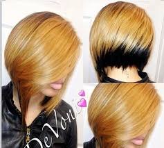 Two Tone Black And Blonde Bob Hairstyles Pin On Black Hairstyles