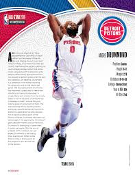 Andre drummond plays in the nba with the cleveland cavaliers, at the center position.standing at a height of 6'10 (208 cm) and weighing 279 lbs (127 kgs), andre drummond averaged. 2018 Nba All Star By Hoop Issuu
