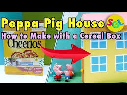 Peppa pig is the protagonist of the children's show of the same name. 45 Peppa Pig House Kids Crafts Diy How To Make A Peppa Pig House With A Cheerios Cereal Box Youtube Peppa Pig House Peppa Pig Birthday Party Peppa Pig