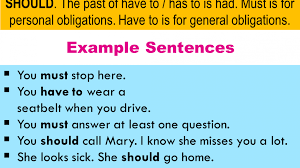 Obligation synonyms, obligation pronunciation, obligation translation, english dictionary definition of obligation. Modals Of Obligation Definition And Example Sentences Lessons For English
