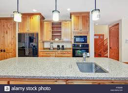 beautiful kitchen with light wood