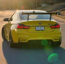 bmw f82 m4 gts in avery gloss yellow wrap carnucopia bimmer coloriage harry potter