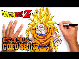 Nonton streaming dragon ball z subtitle indonesia kualitas 240p 360p 480p 720p hd. How To Draw Goku Ssj 3 Dragon Ball Z Myhobbyclass Com Learn Drawing Painting And Have Fun With Art And Craft