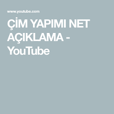 Cim Yapimi Net Aciklama Youtube Youtube Cim