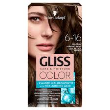 Colore per capelli Schwarzkopf Gliss Color Cool Pearl Braun 6-16