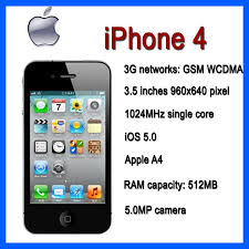 Original Apple Iphone 4 Refurbished 3 5 Inch 960x640 Pixels 5mp Camera1420mah Battery Gps Wifi Bluetooth 3g Phone In Stock 359 Iphone 4 Apple Iphone 4 Iphone