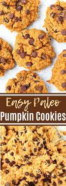 Paleo Pumpkin Chocolate Chip Cookies The Saucy Fig Recipe Paleo Pumpkin Cookies Paleo Pumpkin Chocolate Chip Cookies Easy Pumpkin Cookies Recipes