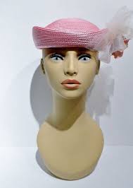 Pink Pillbox Hat Vintage Rose Flower And By Nycfitnessfamilyfind Pink Pillbox Hat Hats Vintage Modern Hat
