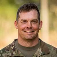 U.S. Army Command Sgt. Maj. Jeremiah E. Inman, left,