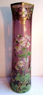 Rare Vase Geant Art Nouveau Vase Glass Art