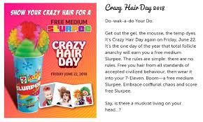 A lifestyle brand for the young and young at heart, eleven australia is the fresh and simple approach to hair and body care. 7 Eleven June 22 Free Slurpee If You Have Crazy Hair Redflagdeals Com Forums