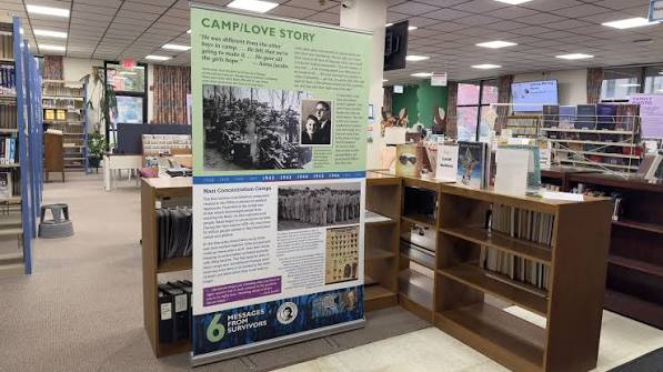 We have a new display set up here at EFL! It is "Messages from Survivors One Family's Holocaust Legacy". With this display you'll learn many details from their life prior to the