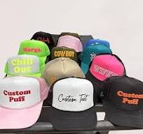 Amazon.com: Custom Puff Print Trucker Hat Add Your Text Hat ...