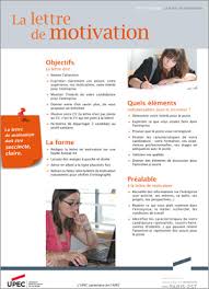 Maybe you would like to learn more about one of these? Fiche Lettre De Motivation Upec
