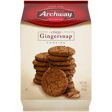 Shop for archer farms cookies online at target. Archway Cookies Crispy Gingersnap 12 Oz Walmart Com Walmart Com