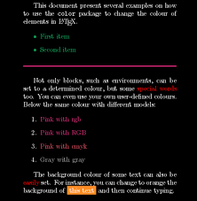 Earning the title of darkest color thanks to its total absorption of light is none other than black. Using Colours In Latex Overleaf Online Latex Editor