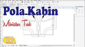 Miniatur gambar sketsa kabin truk canter. Pola Kabin Miniatur Truk Corel Draw Youtube