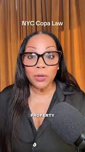 Have you heard about the COPA Law that just passed in NYC. New York has to  be a social experiment!