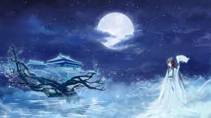 Moon wallpapers for free download. Anime Girl And The Moon Wallpapers Wallpaper Cave