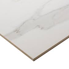 So you have the look and feel of real timber, with far less maintenance. Ultimate White Gloss Marble Effect Porcelain Wall Floor Tile Pack Of 3 L 595mm W 595mm Diy At B Q