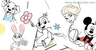 Coloring pages with characters from popular animated movies will be extremely interesting to your little fidget. Disney Coloring Pages From A To Z Disneyclips Com