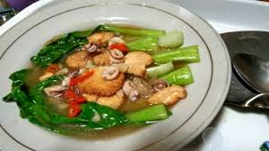 Anda tidak perlu memetik satu persatu untuk mengolah resep tumis pakcoy. Dapur Ngebul Resep Pakcoy Tofu Seafood Saus Tiram Facebook