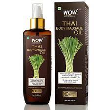 Table containing list of oils for different types of massage oil is an oil that is suitable for body massage. Buy Wow Skin Science Thai Body Massage Oil For Reviving And Refreshing Infused With Blend Of 6 Oils With Jasmine Absolute Kaffir Lime And Lemongrass Essential 200 Ml Online At Low Prices