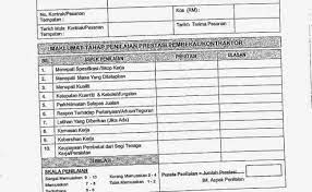 Contoh borang penilaian prestasi kerja bagi sesuatu organisasi atau syarikat. Borang Penilaian Prestasi Syarikat Vendor Dokterandalan