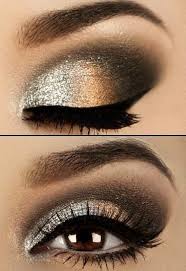 Black And Silver Glitter Eye Makeup Simple Gold Eye Makeup Tutorial Gold Eye Makeup Tutorial Gold Eye Makeup Eye Makeup