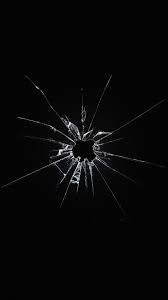Black And White Iphone 7 Wallpaper Apple Logo Window Dark Broken Iphone 6 Wallpaper Download Iphone Wallpapers Ipad Wallpa Broken Glass Wallpaper Broken Screen Wallpaper Dark Wallpaper Iphone