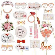 Bridal Shower Bachelorette Party Decorations Supplies Wedding Photo Booth Props Bridal Shower Decorations Rustic Bridal Shower Balloons Decorations