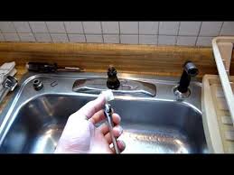 repair moen single handle faucet, pt.1