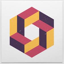 Made With Isometric Pattern 3d Illusion Colour Geometric Drawing Geometric Art Isometric Art