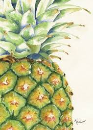 Aloha Art Print By Marsha Elliott Pineapple Art Pineapple Painting Fruit Painting