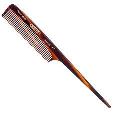 It can help to dry your hair with a round brush, which builds volume and creates a polished (but not overly smooth or limp) finish. A 8t 190mm Fine Toothed Tail Comb Kent Brushes