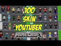 Explore new places, be somebody different, and discover new ways to play with community creations from minecraft marketplace. Skin Pack 100 Skin Youtuber Minecraft Indonesia Lengkap Terbaru Minecraft Servers Web Msw Ch Minecraft Pack Minecraft Minecraft Youtuber Skins