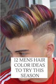 Hey Guys Don T Let The Women Have All The Hair Coloring Fun Take A Look At These Color Ideas And Find S Mens Hair Color Ideas Men Hair Color Mens Hair
