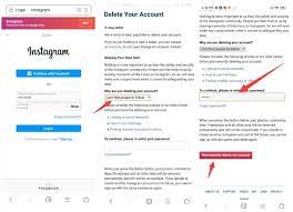 The option to permanently delete your account will only appear after you've selected a reason from the menu. How To Delete Your Instagram Account