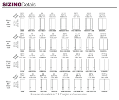 Entry Door Size Chart Ihopecounselling Co